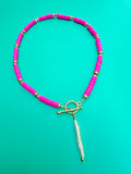 The Pink Zing Necklace