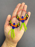 Tropical Bird Earrings - Rainbow Lorikeet, Scarlet Macaw, Cockatoo