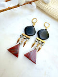 The Ivy Earring - Red Jasper