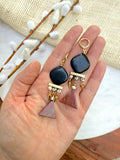 The Ivy Earring - Red Jasper