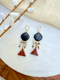 The Ivy Earring - Red Jasper