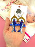 The Sassy Sardine Earrings (One of a Kind)