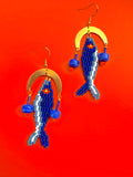 The Sassy Sardine Earrings (One of a Kind)