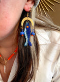 The Sassy Sardine Earrings (One of a Kind)