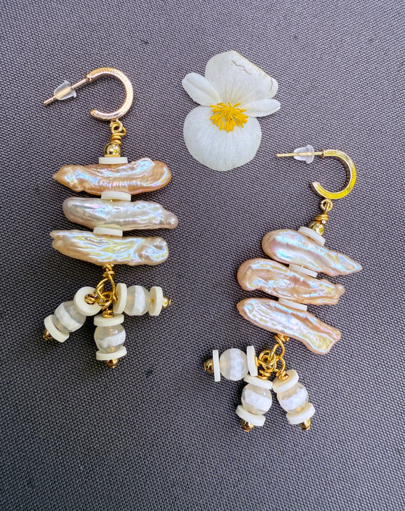 The Sea Rose Earrings