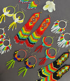 Tropical Bird Earrings - Rainbow Lorikeet, Scarlet Macaw, Cockatoo
