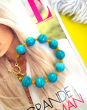 The Turquoise Splash Bracelet (One of a Kind)