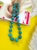 The Turquoise Splash Necklace (One of a Kind)