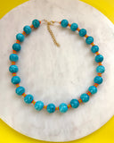 The Turquoise Splash Necklace (One of a Kind)