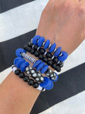 Stackable African Beaded Bracelet Set