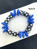 Stackable African Beaded Bracelet Set