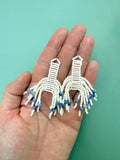 The Coastal Cascade Earrings
