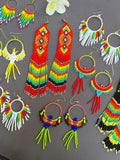 Tropical Bird Earrings - Rainbow Lorikeet, Scarlet Macaw, Cockatoo