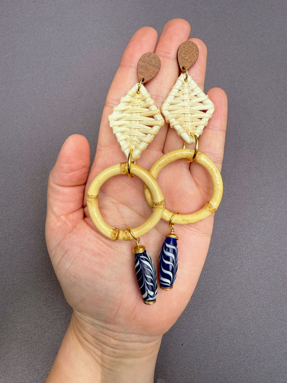 The Soleil Bleu Earrings