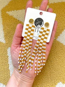 The Adrian Earring - Mustard