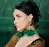 The Gerarda Earring - Emerald Green