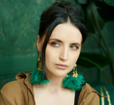 The Gerarda Earring - Emerald Green