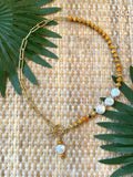 The Vida Necklace - Orange Jasper