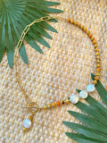 The Vida Necklace - Orange Jasper