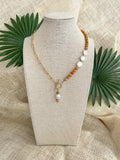 The Vida Necklace - Orange Jasper