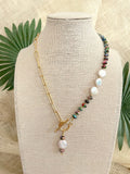 The Vida Necklace - Rainbow Jasper