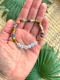 Colorful Seed Bead Stretch Bracelet Set