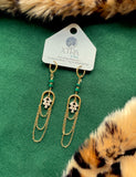 The Dorothea Earring - Art Deco Gold Arch Earrings