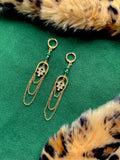 The Dorothea Earring - Art Deco Gold Arch Earrings