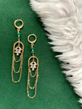 The Dorothea Earring - Art Deco Gold Arch Earrings