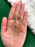 The Dorothea Earring - Art Deco Gold Arch Earrings