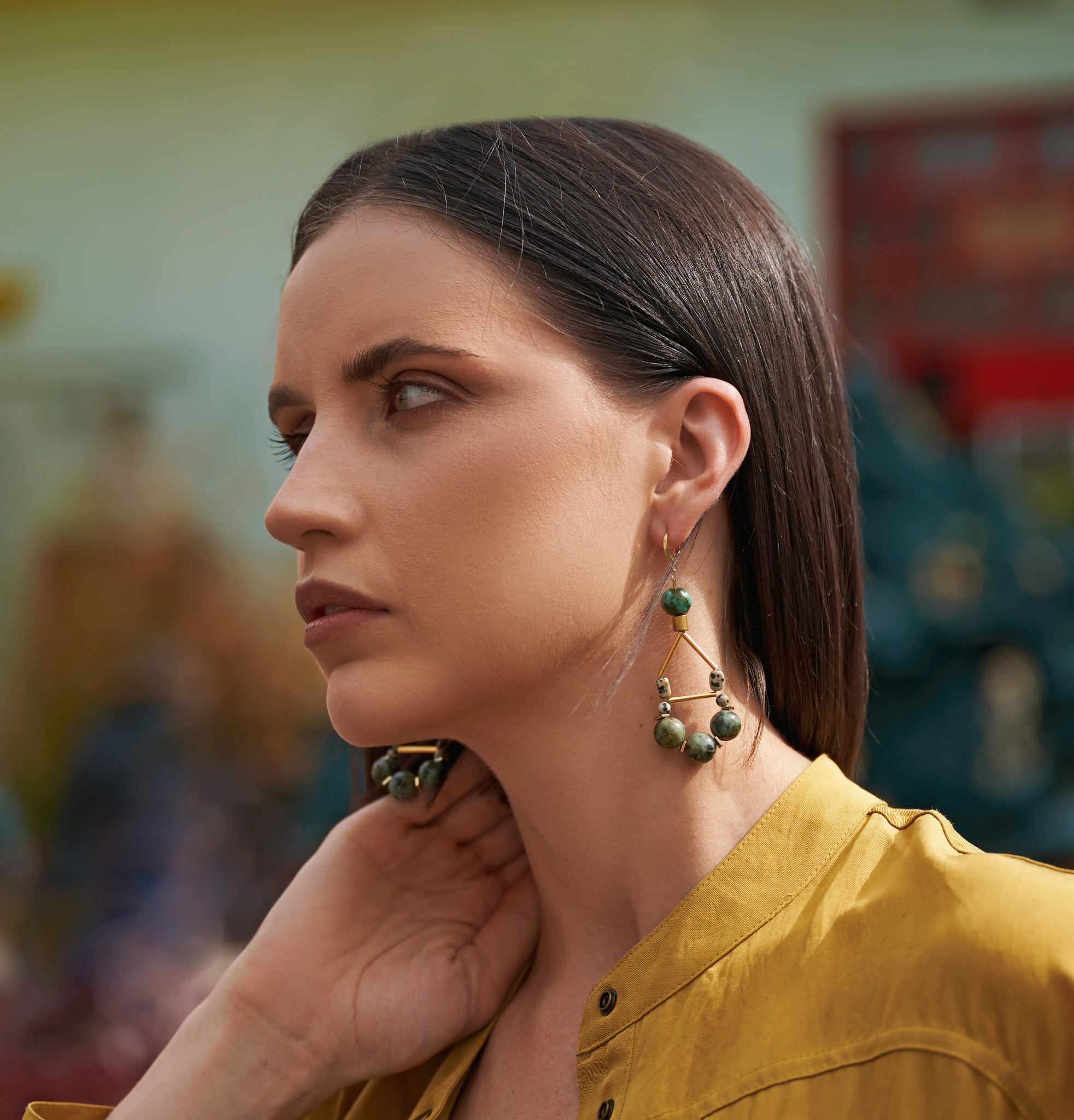 Large store bohemian earrings
