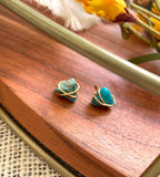 The Cleo Stud - Turquoise Imperial Jasper