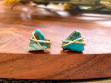 The Cleo Stud - Turquoise Imperial Jasper
