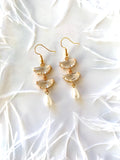 The Shannon Earring - Gold Pearl