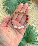 Colorful Seed Bead Stretch Bracelet Set