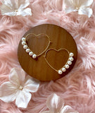 The Valentina Hoop - Pearl