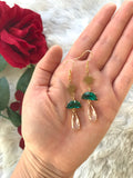 The Athalia Earring - Emerald Green