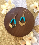 The Heishi Earring - Turquoise