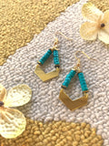 The Heishi Earring - Turquoise