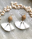 The Nailah Earring - White