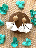 The Nailah Earring - White